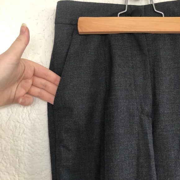 DOLCE AND GABBANA PLEAT FRONT HIGH WAISTED WOOL TROUSERS - Picture 4 of 8